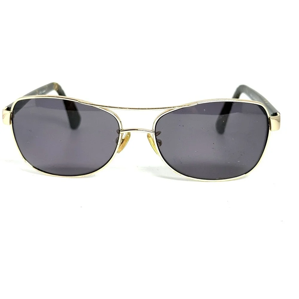 Coach HC 7054 L129 Polarized Sunglasses Light Gold Dark Tortoise 56-16-135